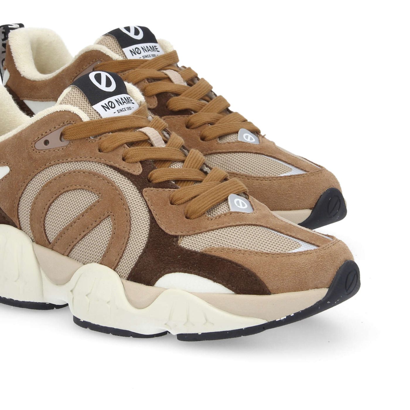 KRAZEE RUNNER M - SUEDE/KNIT/SUED - NOISETTE/TAUPE